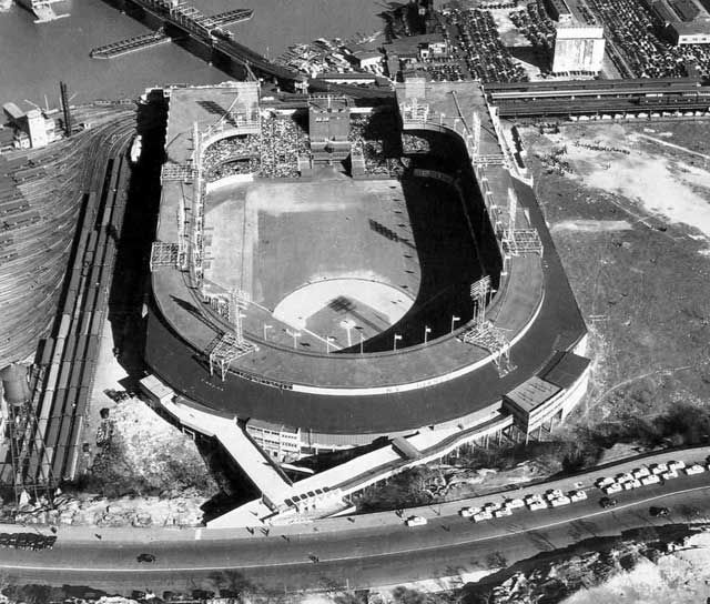 The Polo Grounds from above, 1940